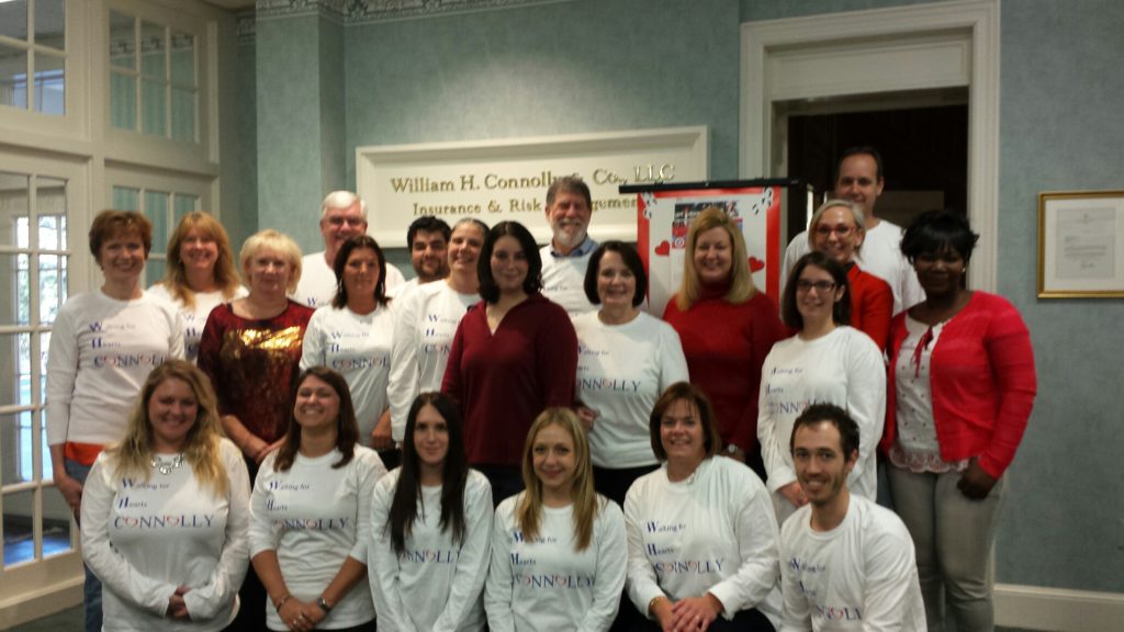Showing support for our team before the American Heart Association Essex County Heart Walk this Sunday, October 25th!